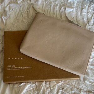 Pottery Barn Blush Cosmetic Pouch